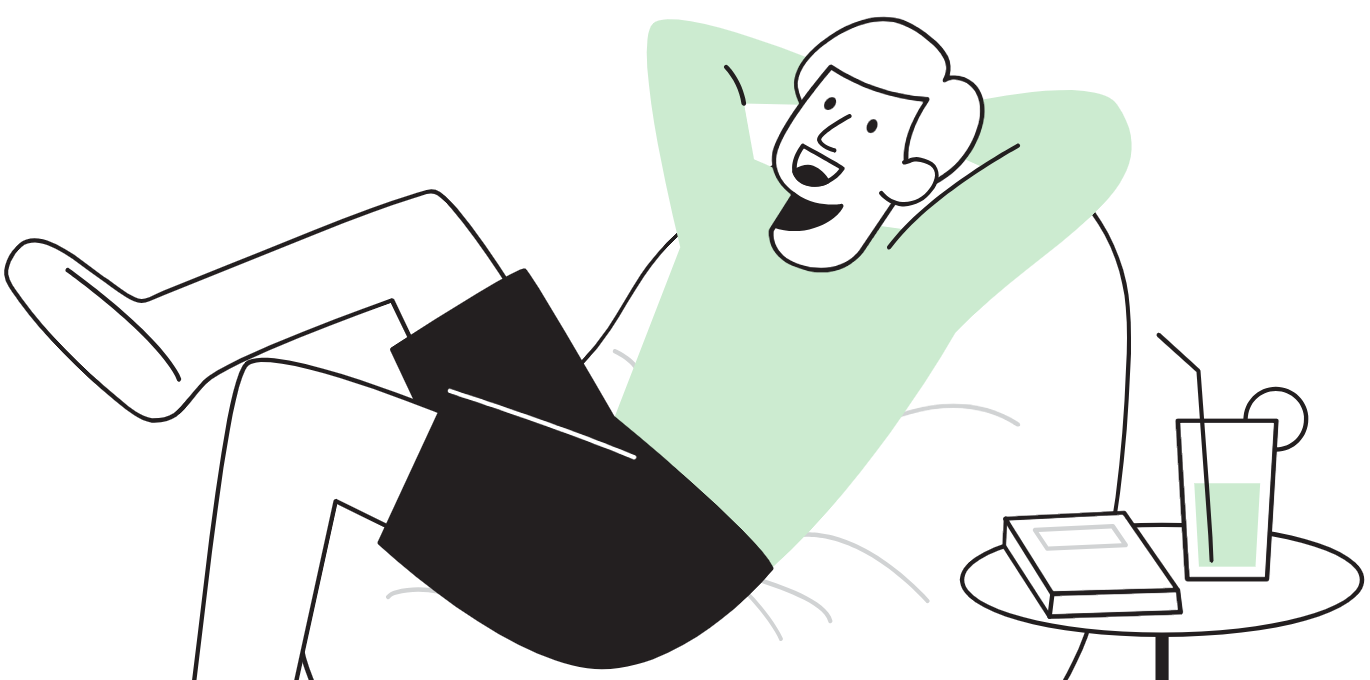 Life Hub Illustration zur strukturierten Lebensplanung im Life Hub von Wissensspeicher.de